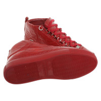 Balenciaga Chaussures de sport en Cuir en Rouge