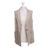 Max Mara Linen vest in nature