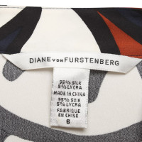 Diane Von Furstenberg Blouse "Nadina" met patroon