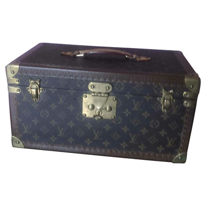 Louis Vuitton Reisetasche aus Leder in Braun