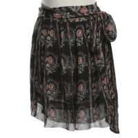 Isabel Marant Etoile Wickelrock mit floralem Print