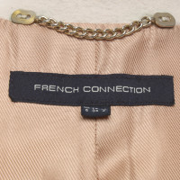 French Connection Jacke/Mantel aus Wolle in Beige