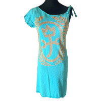 Jc De Castelbajac Dress Viscose in Turquoise