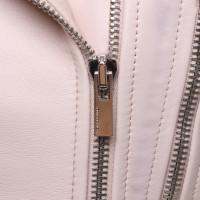 Balenciaga Jacke/Mantel aus Leder in Rosa / Pink
