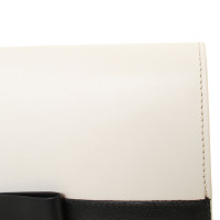 Kaviar Gauche  Clutch Midi, Ivory/Schwarz