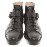 Other Designer Stephane Kélian - Leather Lace-up Shoes in Black