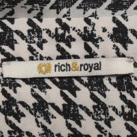 Rich & Royal Camicetta Houndstooth