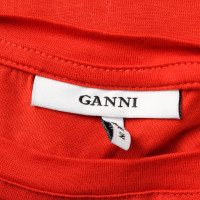 Ganni Oberteil aus Jersey in Rot