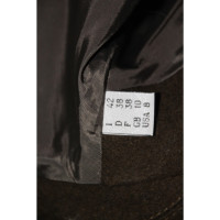 Moschino Jacke/Mantel aus Wolle in Oliv