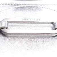 Jimmy Choo Handtasche aus Leder in Silbern