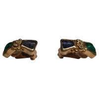 Christian Dior Ear clips with gemstones