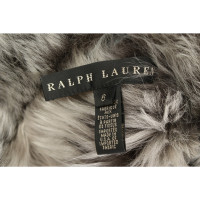 Ralph Lauren Black Label Jacke/Mantel aus Leder in Grau