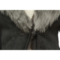 Ralph Lauren Black Label Jacket/Coat Leather in Grey