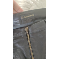 Plein Sud Trousers Leather in Black