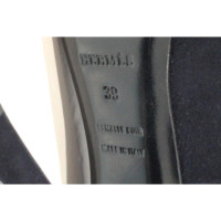 Hermès Sandali in Pelle scamosciata in Blu