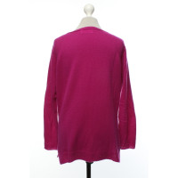 Velvet Knitwear Cashmere in Fuchsia