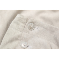Ralph Lauren Black Label trousers made of suede in grey / beige