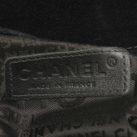 Chanel Umhängetasche aus Seide in Schwarz