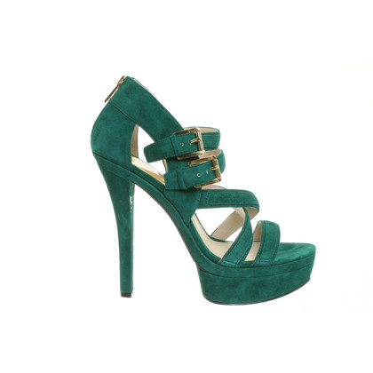 Michael Angel Sandals Leather in Green