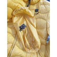 Blauer Jacke/Mantel in Gelb