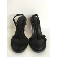 Alexander McQueen Sandals Suede in Black