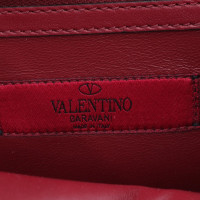 Valentino Garavani Umhängetasche aus Leder in Bordeaux
