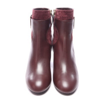 Roger Vivier Ankle boots Leather in Bordeaux