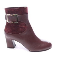 Roger Vivier Ankle boots Leather in Bordeaux