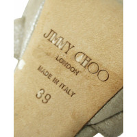 Jimmy Choo Sandalen aus Leder in Nude