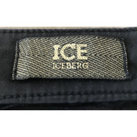 Iceberg Hose aus Baumwolle in Schwarz