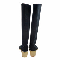 Pierre Hardy Bottes en Daim en Noir