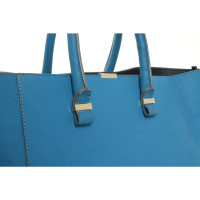 Victoria Beckham Shopper Leather in Blue