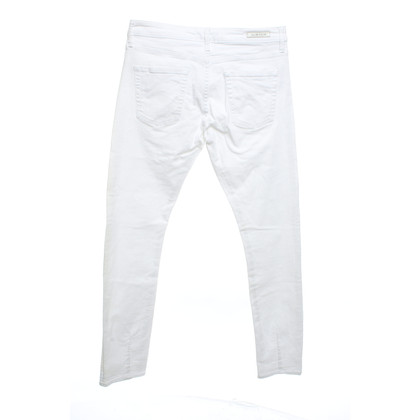 Denham Jeans aus Baumwolle in Weiß