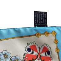 Gianni Versace Sciarpa di seta con le farfalle