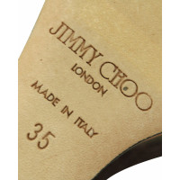 Jimmy Choo Stiefel aus Leder in Braun