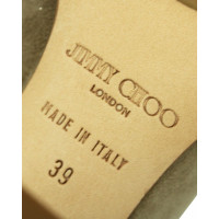 Jimmy Choo Stiefel aus Wildleder in Nude