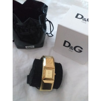D&G Montre-bracelet en Cuir en Doré
