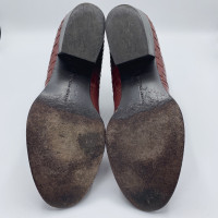 Bottega Veneta Ankle boots Leather in Bordeaux