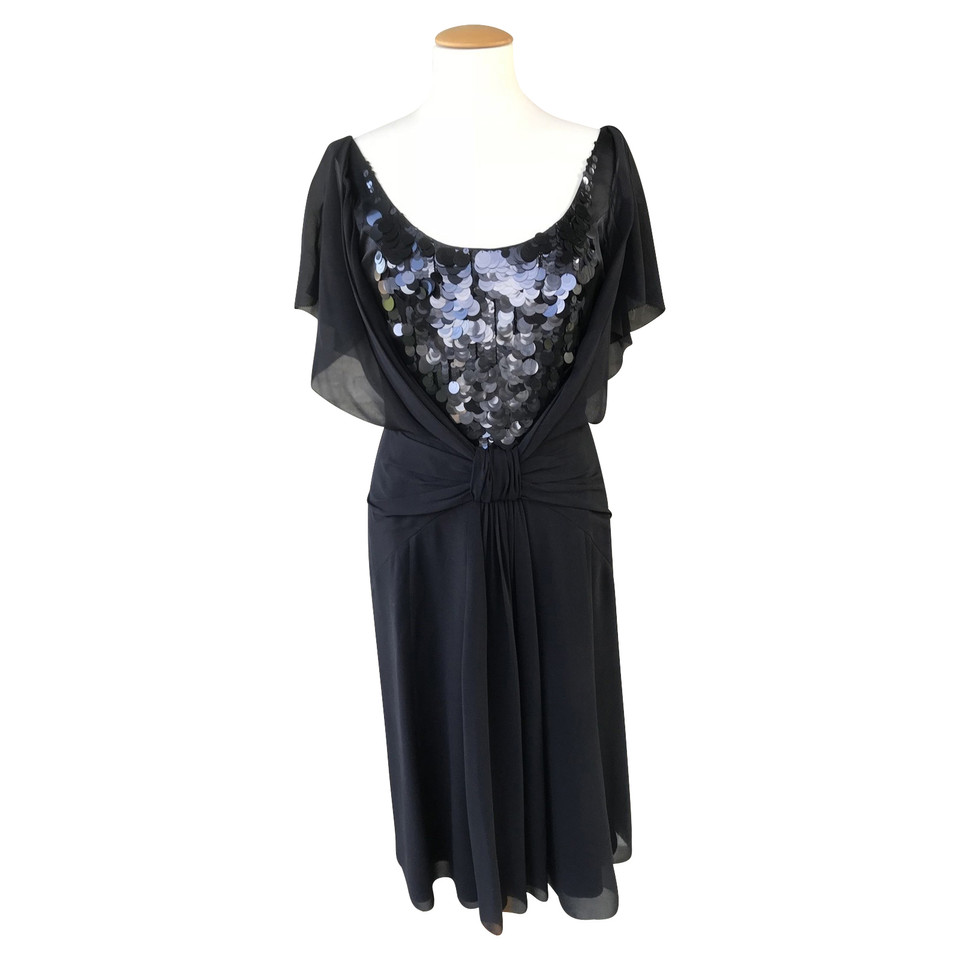 Laurèl Silk dress with sequins