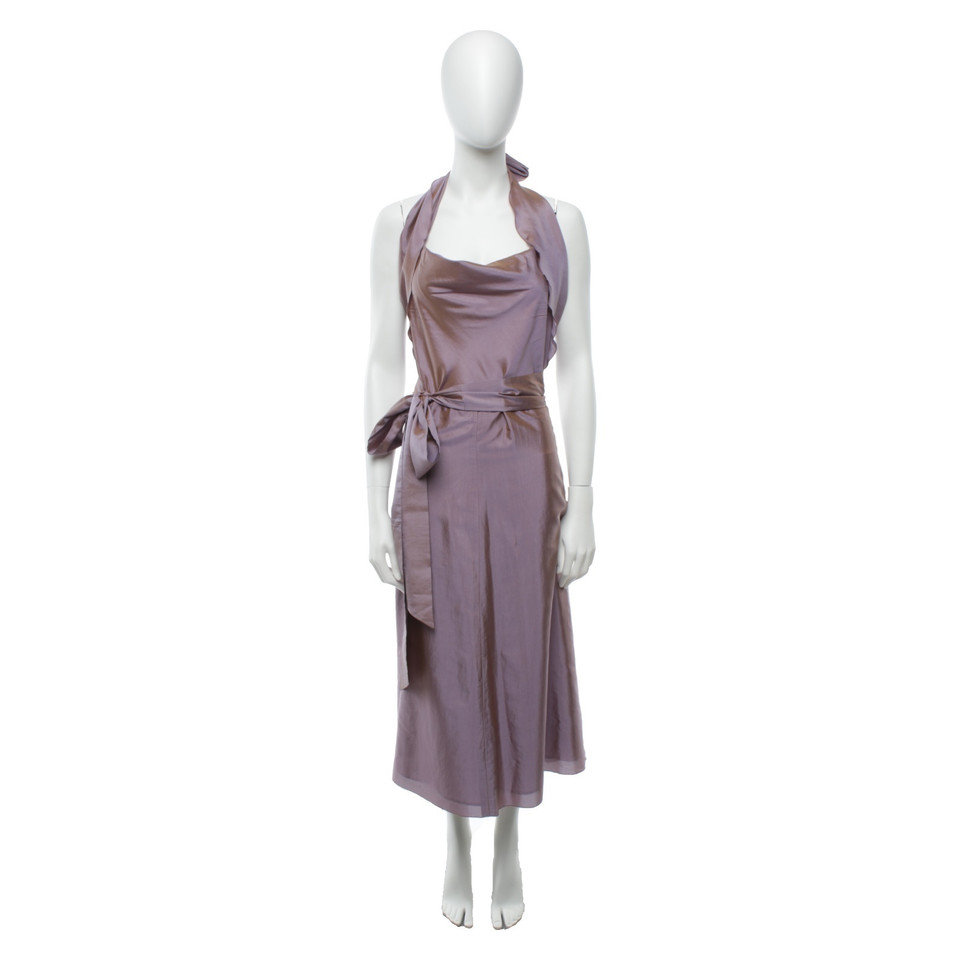 Max Mara Robe en soie en lilas