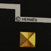 Hermès Seiden Tuch mit Motiv