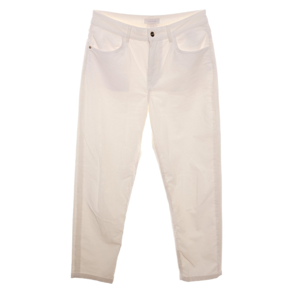 Rich & Royal Paio di Pantaloni in Cotone in Bianco