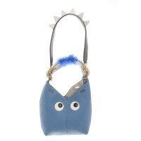 Anya Hindmarch Handtasche aus Leder in Blau