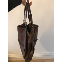 Aridza Bross Handtasche aus Leder in Braun