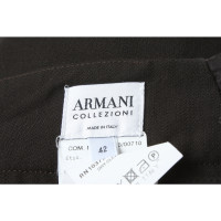 Armani Collezioni Skirt Wool in Brown