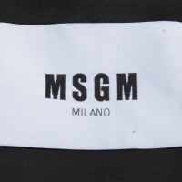 Msgm bomber in tessuti