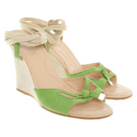 Tod's Suede wedges