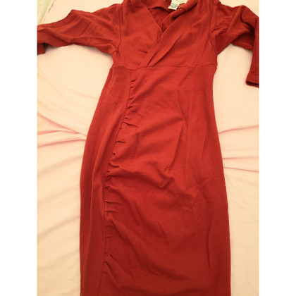 Diane Von Furstenberg Kleid aus Viskose in Rot