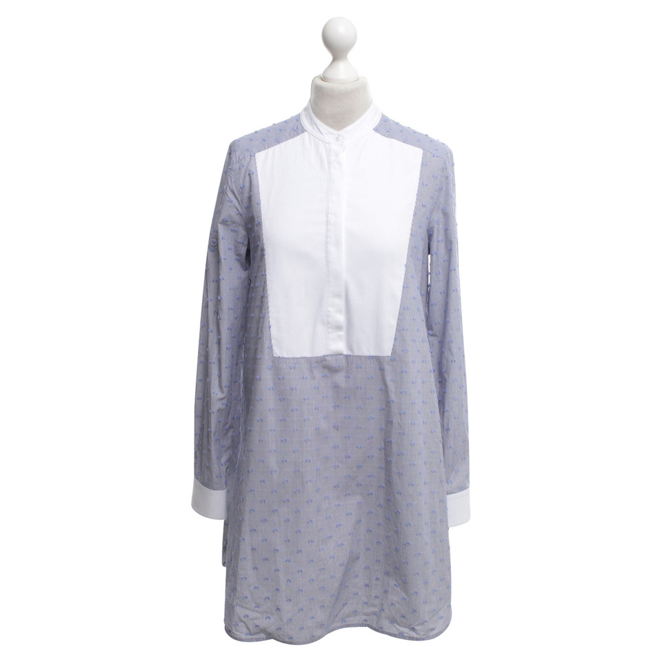 Bcbg Max Azria Camicia di vestito in blu / bianco