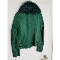 Sly 010 Giacca/Cappotto in Pelle in Verde